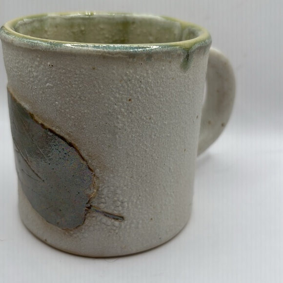 White Ceramic Art Mug - Picture 1 of 9